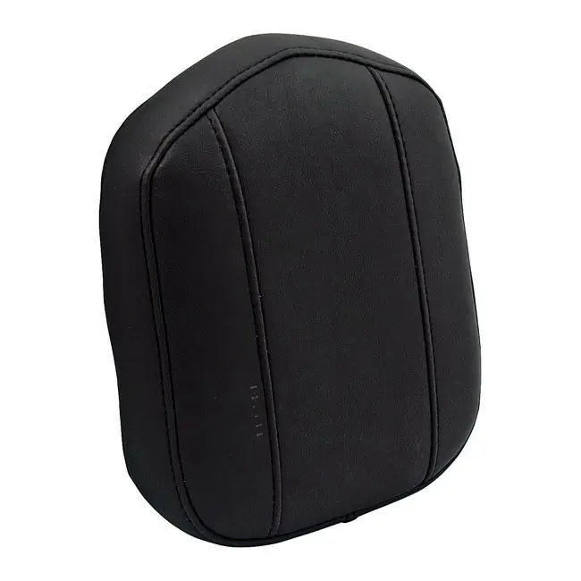 Finale Aktion Mustang Vintage Sissybar Pad, Schwarz 9x7,5", f. Harley-Davidson Softail 06-17