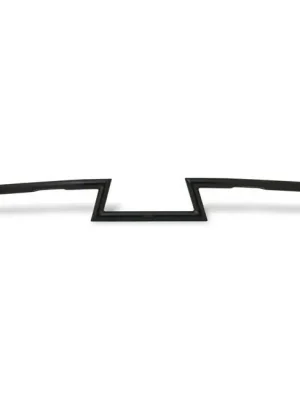 Fehling Low Z-Bar Lenker 11cm hoch, 1 1/4", Schwarz, f. Harley-Davidson mit TÜV! Finale Aktion