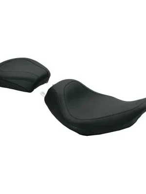 Markenprodukt Mustang Wide Tripper Solo Sitz, Schwarz, für Harley-Davidson FLHR, FLHX 97-07
