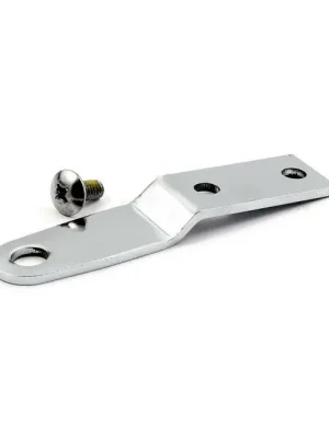 Finale Aktion Mustang Sitzbank Halter f. Sozius Pad, Chrom, f. Harley-Davidson 84-03