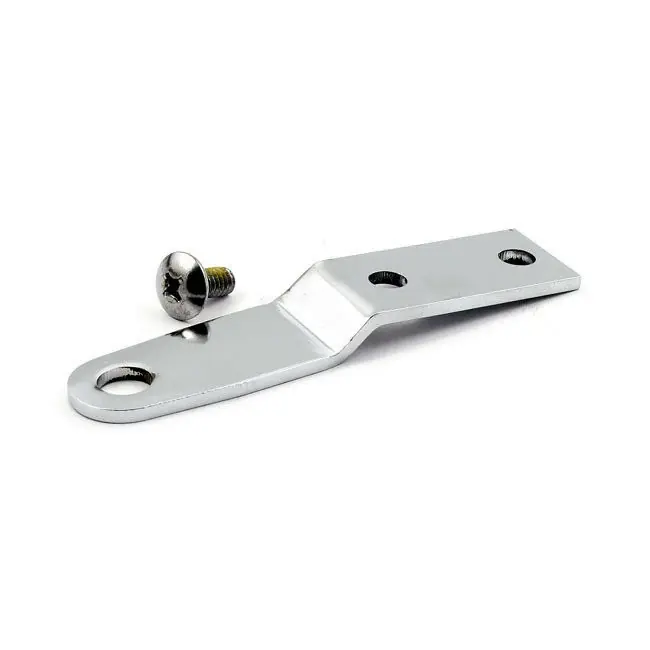 Finale Aktion Mustang Sitzbank Halter f. Sozius Pad, Chrom, f. Harley-Davidson 84-03
