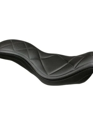 Wochenendangebot Mustang Super Tripper Carbon Sitzbank Schwarz, f. Harley-Davidson Dyna 06-17