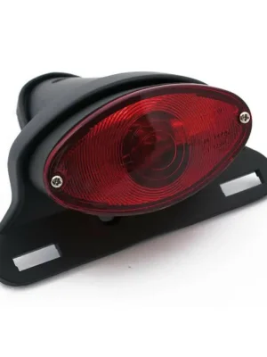 Angebot Rücklicht Cateye Schwarz mit Halter, für Harley-Davidson mit E - Prüfzeichen!