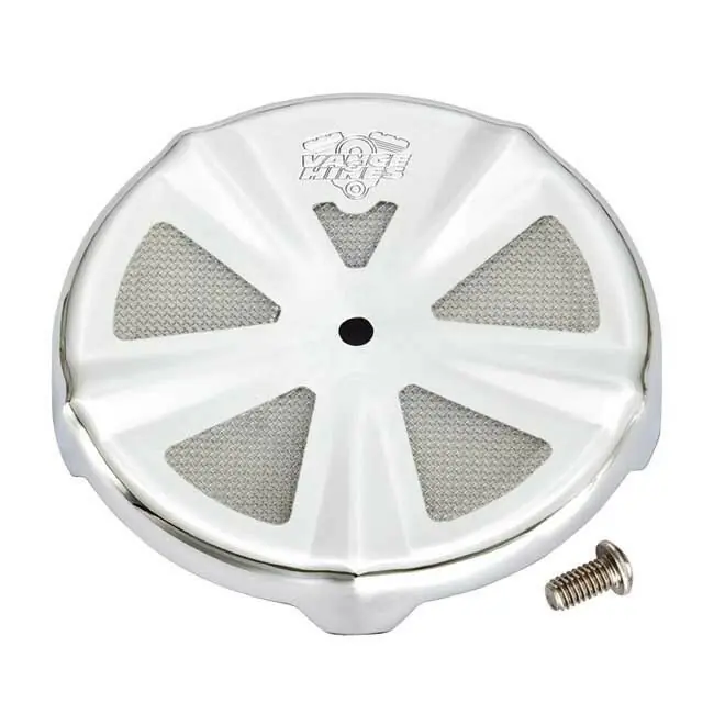 Vance & Hines VO2 Crown Luftfilter Cover, Chrom, f. Harley - Davidson Highlight