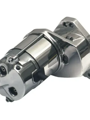 Echt Spyke E-Starter, Chrom, für Harley-Davidson FLT, FXR 80-85