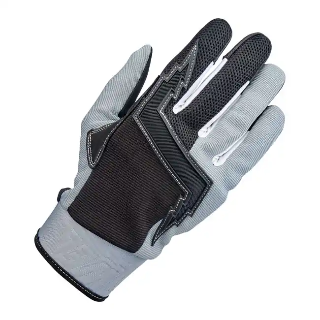 Biltwell Baja Motorrad Handschuhe Grau Schwarz Größe XS CE geprüft Abverkauf