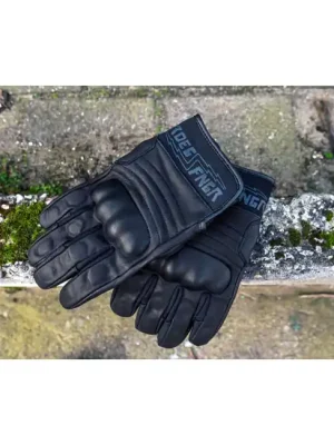 Roeg FNGR Leder, Motorrad Handschuhe, schwarz, Größe S CE geprüft! Ausverkauf
