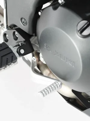 Aktuell SW-Motech ION Fußrasten-Kit Silbern. Aprilia-, BMW-, Suzuki- Modelle.
