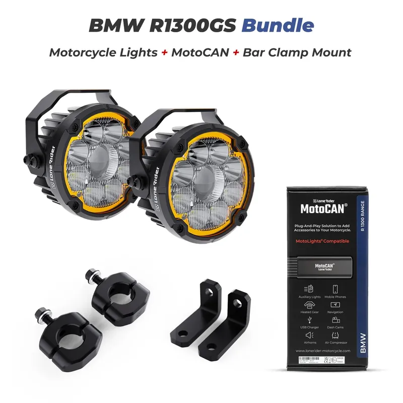 Top-Angebot LoneRider Motorradlichter 3.Charge Das intelligenteste Zusatzbeleuchtungssystem für Motorräder weltweit