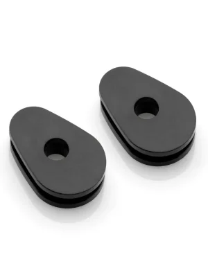 Rizoma Montagesatz für Blinker für OEM Kennzeichenhalter Vorne & Hinten PAAR Schwarz PVC Bestpreis