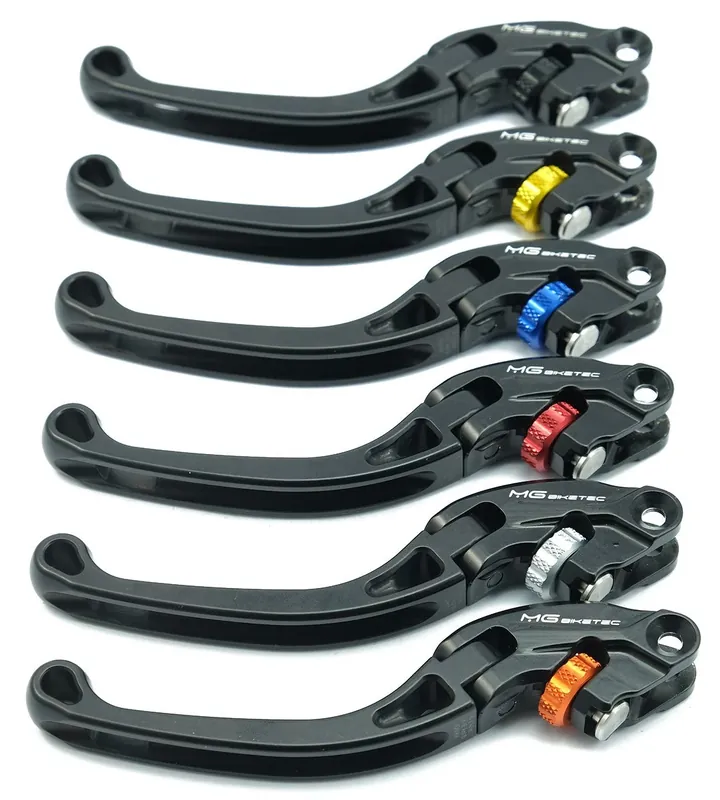 MG Biketec ClubSport Kupplungshebel Einzeln kurz klappbar mit ABE - D - A - CH passend für Aprilia Shiver 900 - Modelle (2017-2020) Meistverkauft