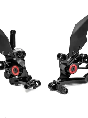 Gilles Fußrastenanlage MUE2 verstellbar ABE passend für Suzuki GSX 1300 R Hayabusa (WEJ0) - Modelle (2021-2025) Sichere Zahlung