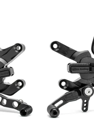 Preisreduziert Gilles Fußrastenanlage VCR38GT verstellbar ABE passend für Honda CBR 1000 RR (SC57) - Modelle (2004-2007)