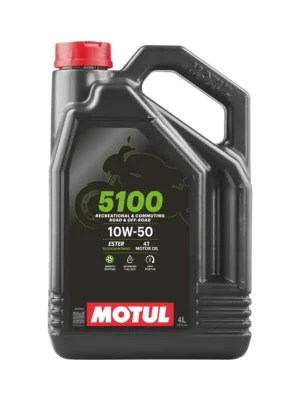 Motul 5100 Motoröl 4-Takt 10W-50 Halbsynthetik 4L Kanister Echt