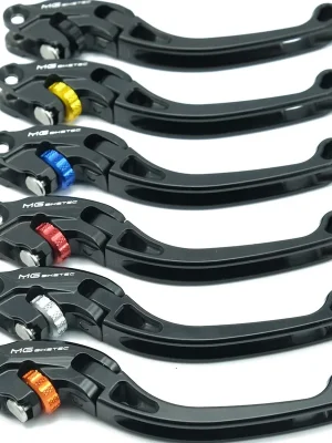 MG Biketec ClubSport Bremshebel Einzeln kurz klappbar mit ABE - D - A - CH passend für Aprilia RS 457 - Modelle (2024) Preiswert