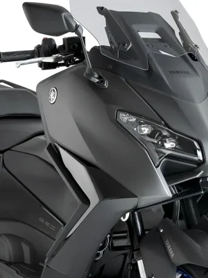 Aktuell PUIG Downforce Naked Front Spoiler mit ABE schwarz passend für Yamaha T-MAX 560 / TECH MAX - Modelle (2025-2026)
