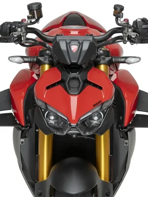 Ausverkauf PUIG D12 Spoiler mit ABE matt-schwarz passend für Ducati Streetfighter V2 / S - Modelle (2025-2026)