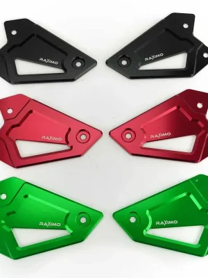 Garantierte Lieferung Raximo Alu Fersenschutz CNC gefräst PAAR passend für Kawasaki Z900 - Modelle (2025)