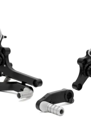 Knallerangebot Gilles Fußrastenanlage RCT10GT BM10 verstellbar BLACK-SILBER passend für BMW R 12 / S / R 12 nineT - Modelle
