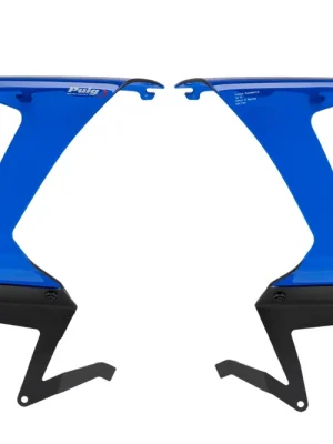 Solange Der Vorrat Reicht PUIG Race Side Spoiler mit ABE blau passend für Kawasaki ZX-6R 636 Ninja - Modelle (2024-2026)