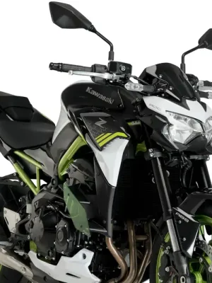Preisknaller PUIG Downforce Naked Side Spoiler mit ABE grün passend für Kawasaki Z900 - Modelle (2020-2024)