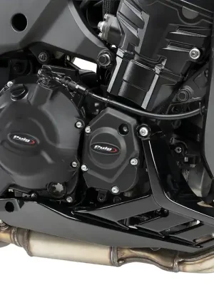 Aktuell PUIG Motordeckelschoner 3-teilig schwarz passend für Kawasaki Z1100 / SE - Modelle (2025-2026)