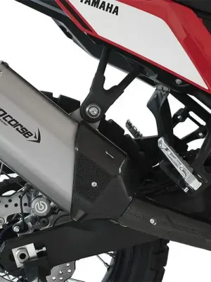 Markenprodukt HPCorse 4-Track R Endschalldämpfer mit E-Nummer Satin passend für Yamaha Tenere 700 - Modelle