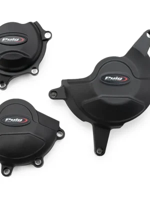 Kracherpreis PUIG Motordeckelschoner 3-teilig schwarz passend für Honda CB 650 R Neo Sports Cafe - Modelle (2021-2023)
