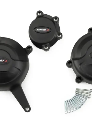 Highlight PUIG Motordeckelschoner 3-teilig schwarz passend für Honda NX 500 E-Clutch - Modelle (2026)