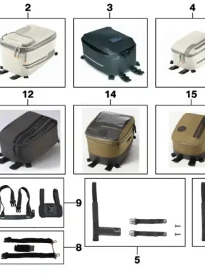 Saisonangebot BMW Motorrad Anbindung Tankrucksack K80 K81