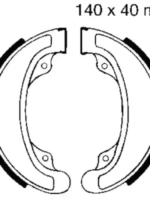 Super-Preis Bremsbacken mit Feder EBC H313 (1 Satz)