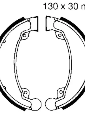 Neuheit Bremsbacken mit Feder EBC H310 (1 Satz)