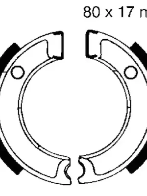 Direktkauf Bremsbacken mit Feder EBC Y501 (1 Satz)