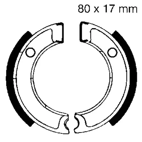 Direktkauf Bremsbacken mit Feder EBC Y501 (1 Satz)
