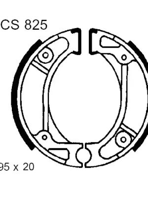 Aktuell Bremsbacken mit Feder TRW MCS825 (1 Satz)