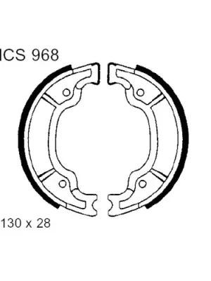Direkt Vom Hersteller Bremsbacken mit Feder TRW MCS968 (1 Satz)