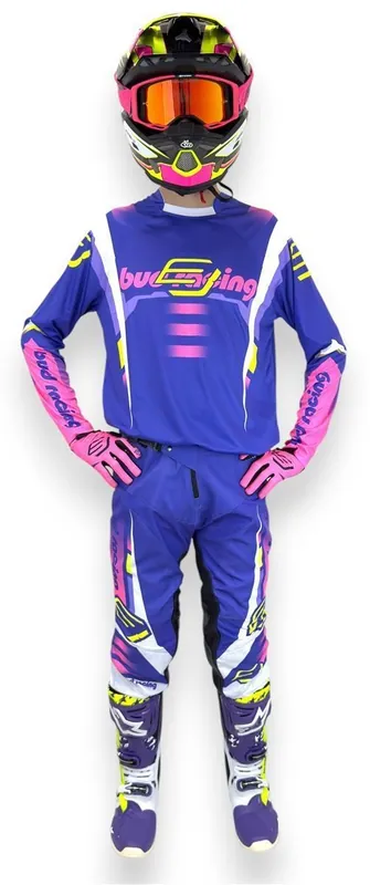 BUD Champion‘s Violet / Blanc / Rose fluo / Jaune fluo Combo Preiswert