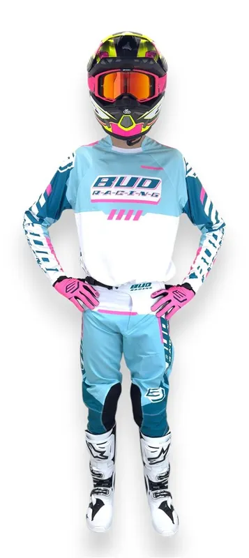 BUD Paddock Turchese / Rosa Fluo / Bianco Combo Neue Ware