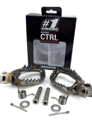 1 OneGripper Titanium CTRL Footrests for Yamaha Nur Für Kurze Zeit