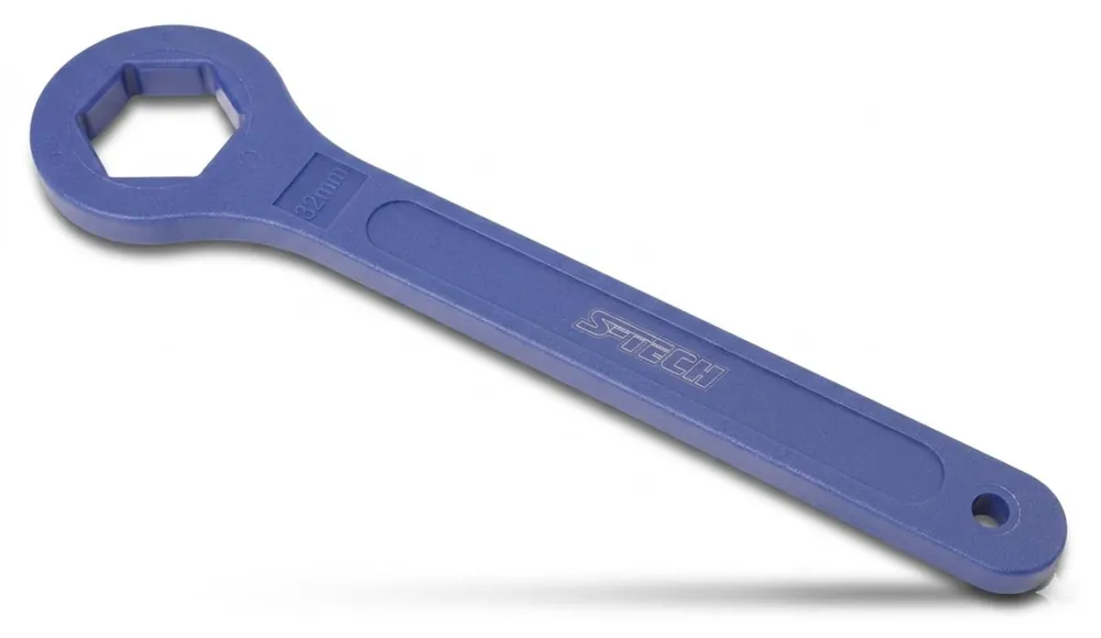 S-TECH Gabeldeckelschlüssel 32mm, 6-Kant, Kunststoff Zertifiziert