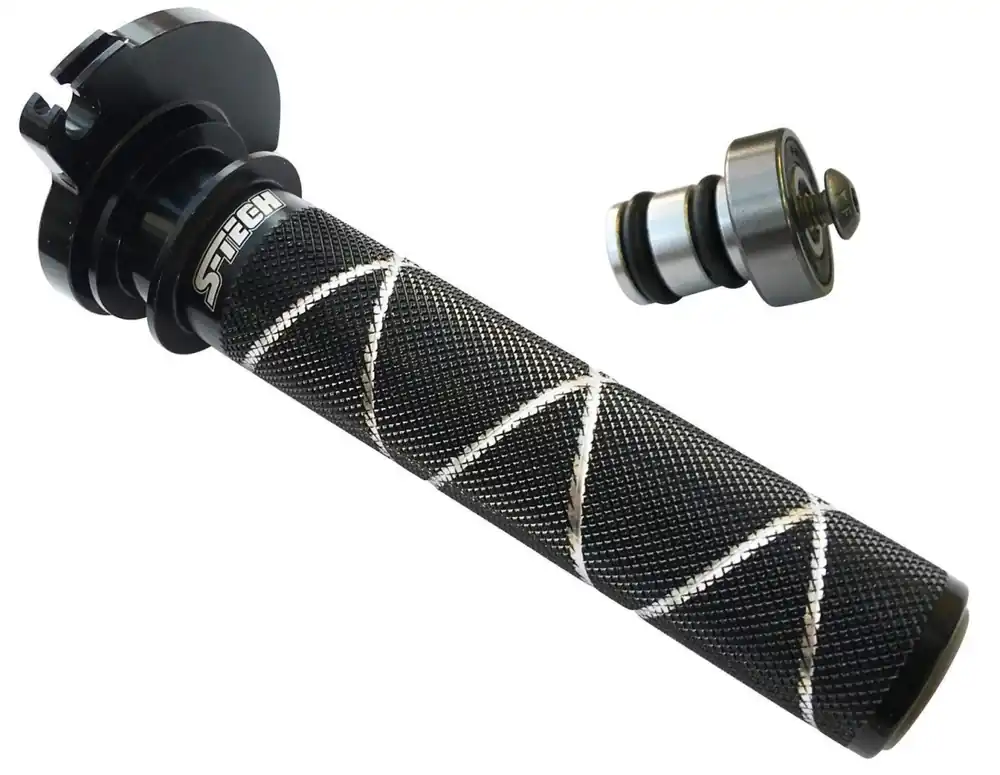S-TECH Gasgriffhülse Alu KXF / RMZ / YZF Abverkauf